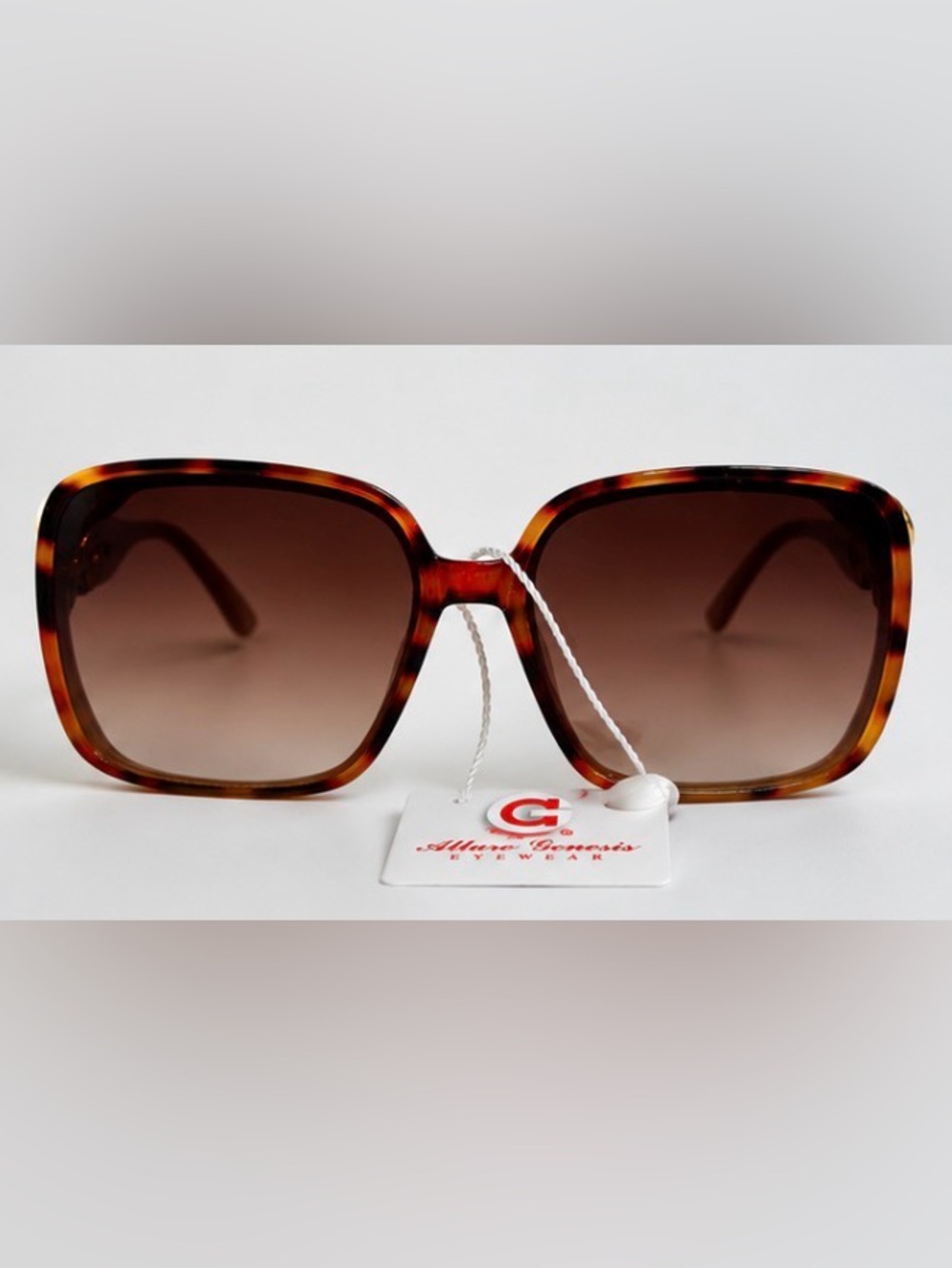 Oversized Sunglasses — Different ColorsBrown Gradient Lenses